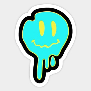 Drippy Smiley Sticker